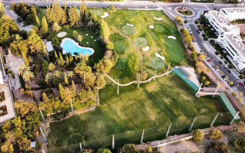Golf course, swimming pool, aerial view – Arruzafa Golf, Córdoba, Córdoba | Andaluciatours