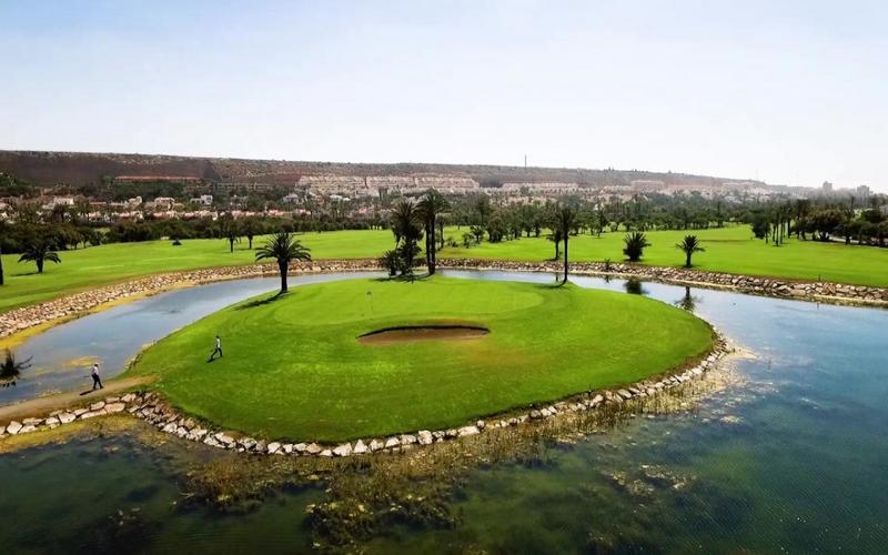 Golf course, water, palm trees – Club de Golf Almerimar, Poniente Almeriense, Almería | Andaluciatours