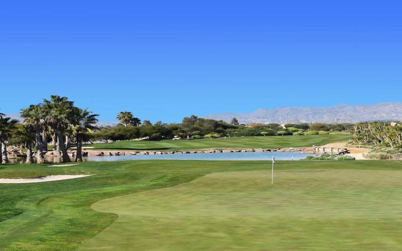 Golf course, water, palm trees – Desert Springs Golf Club, Levante Almeriense, Almería | Andaluciatours