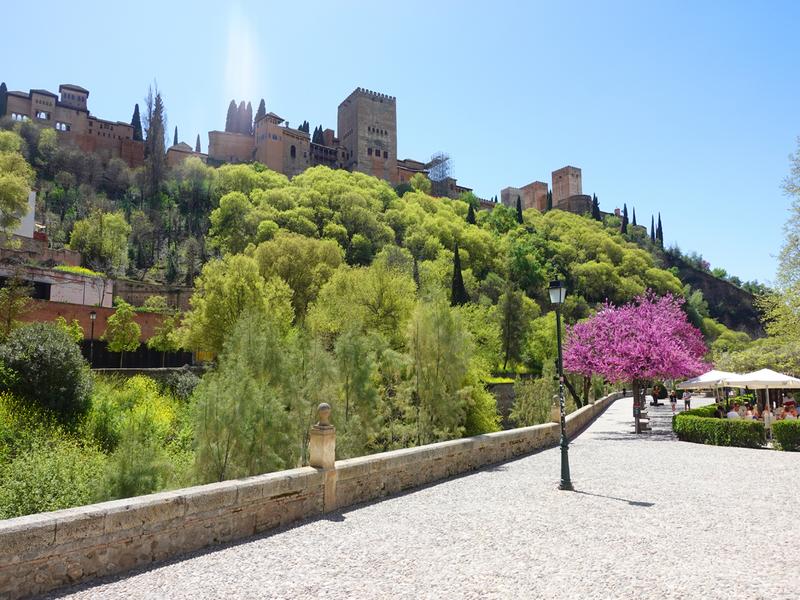 Hill, trees, walkway – Granada, Andalucía | Andaluciatours