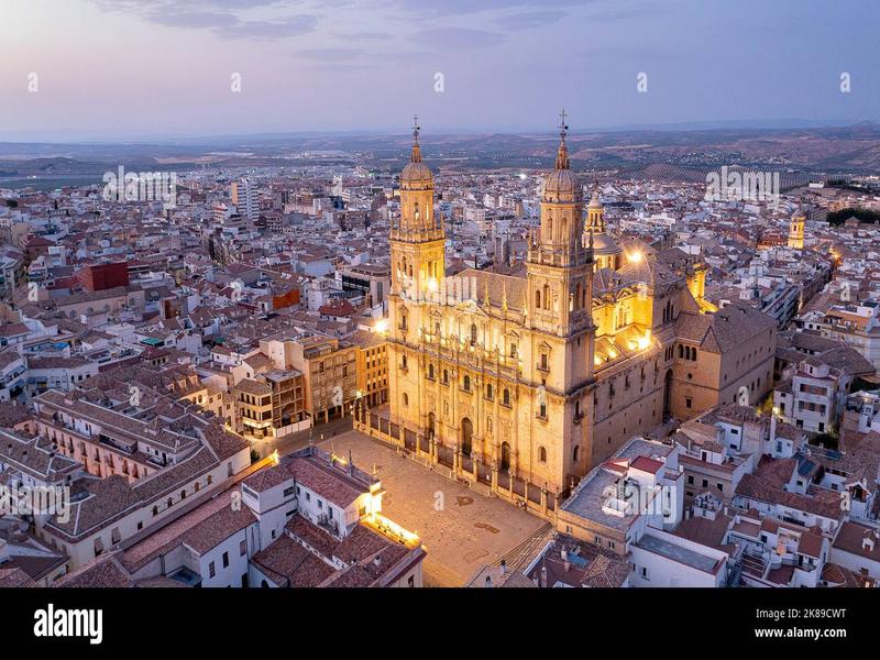 Cityscape, dusk, landmark – Jaén, Andalucía | Andaluciatours