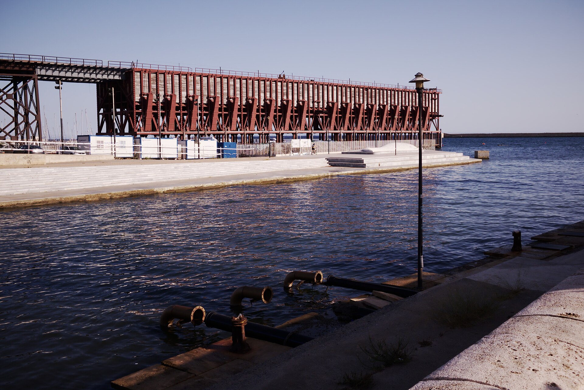 Cable Inglés, iron pier, waterfront – Almería city, Metropolitana de Almería, Almería province, Andalucía | Andaluciatours