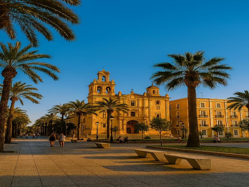 Architecture, palm trees, city – Metropolitana de Huelva, Huelva province, Andalucía | Andaluciatours