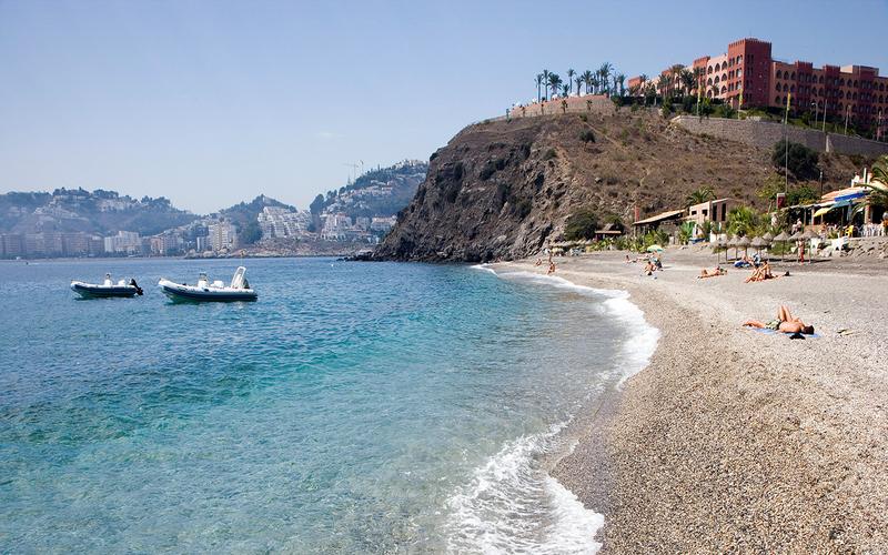 Beach, sea, coastline – Playa Cabria, Costa Granadina, Granada | Andaluciatours