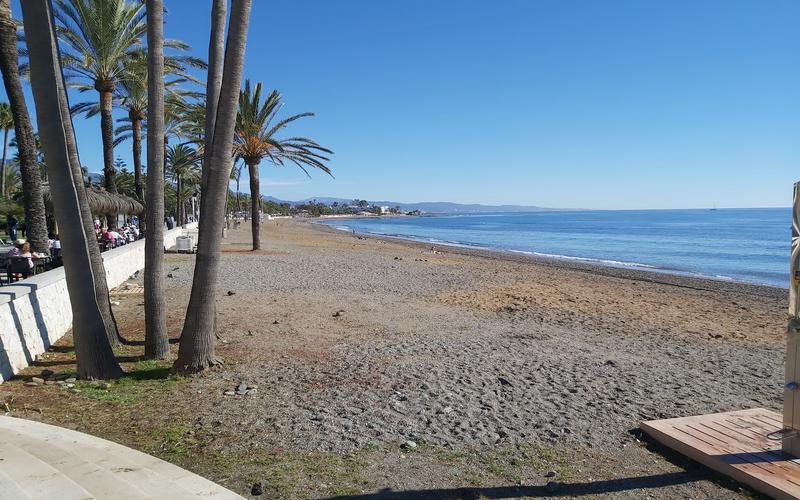 Playa de Cortijo Blanco in Costa del Sol, Málaga — discover it with Andaluciatours.