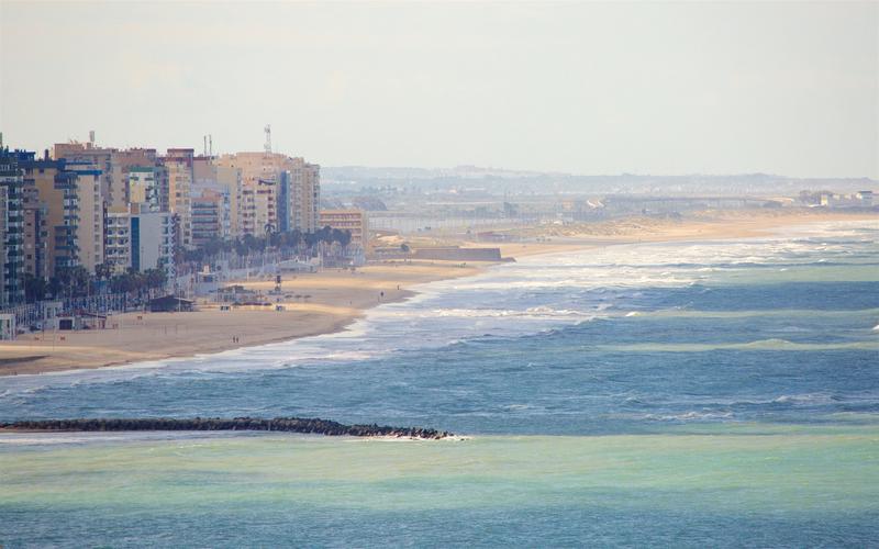 Beach, buildings, coastline – Playa de la Victoria, Bahía de Cádiz, Cádiz | Andaluciatours