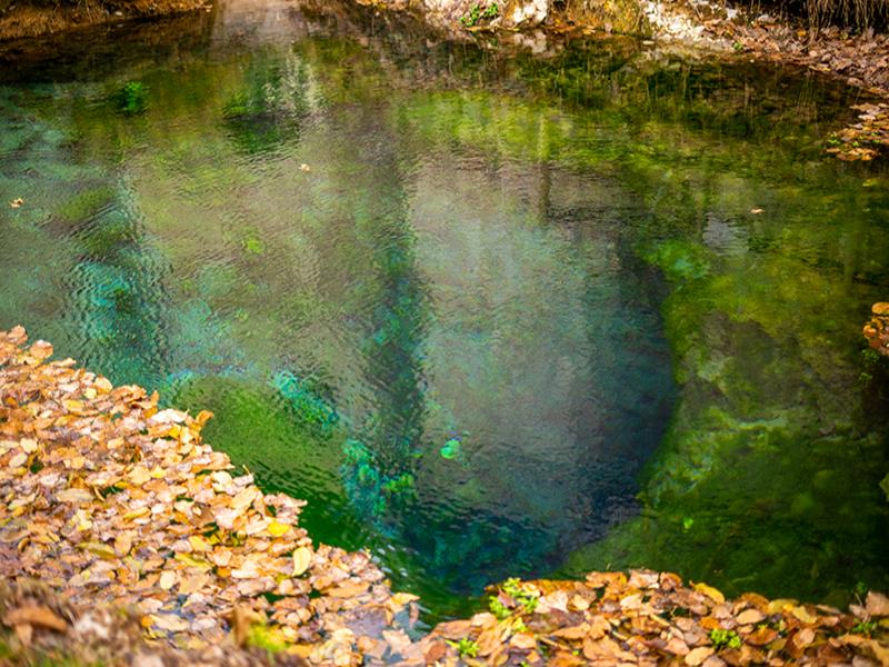 Clear water, natural pool, autumn leaves – Río Nacimiento, Almería province, Andalucía | Andaluciatours