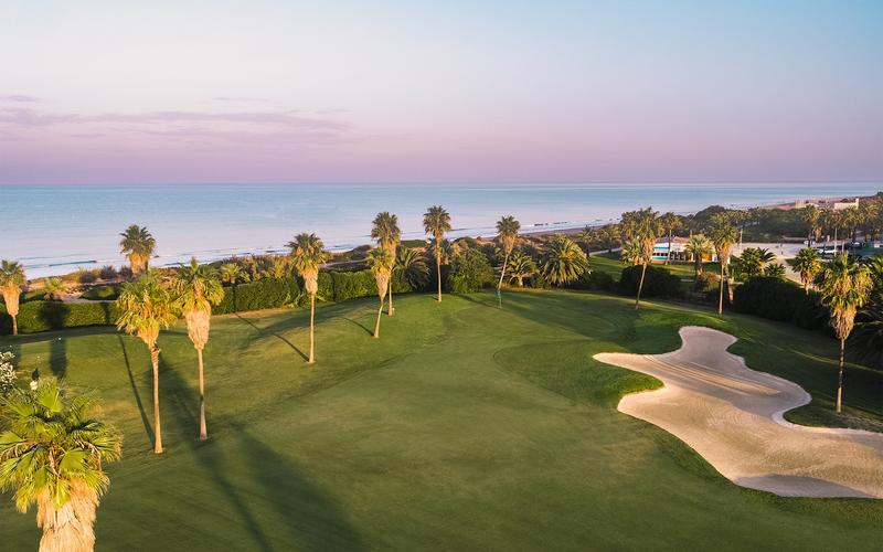 Golf course, palm trees, ocean view – Rota Golf Club, Costa Noroeste, Cádiz | Andaluciatours