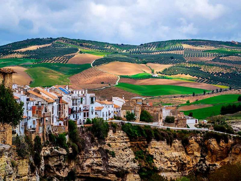 Village, fields, landscape – Vega de Granada, Granada province, Andalucía | Andaluciatours